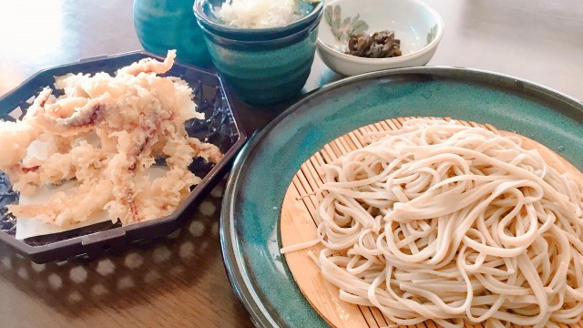 【通常メニュー】下足天もりそば